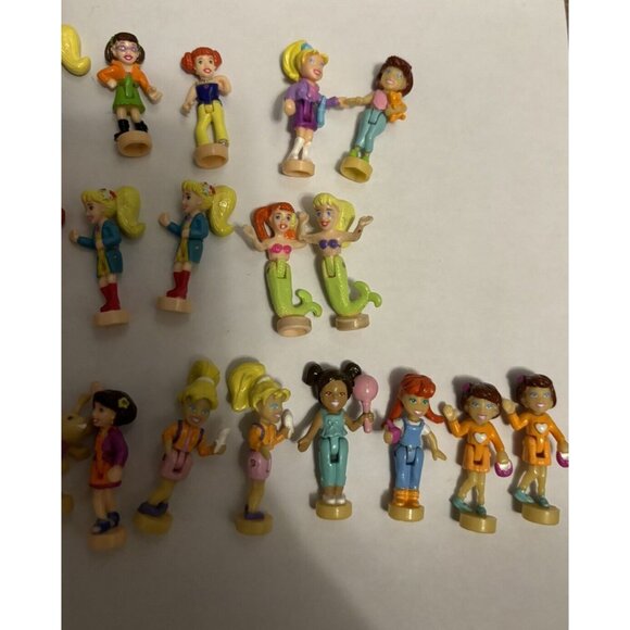 Vintage Late 90s early 2000s Polly Pocket Figures, lot Of 35 - Picture 7 of 7